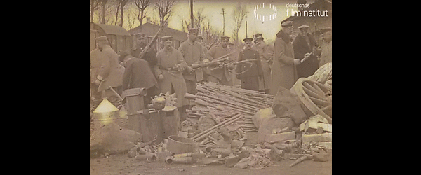unidentifizierte Wochenschau-Aufnahmen aus dem Ersten Weltkrieg