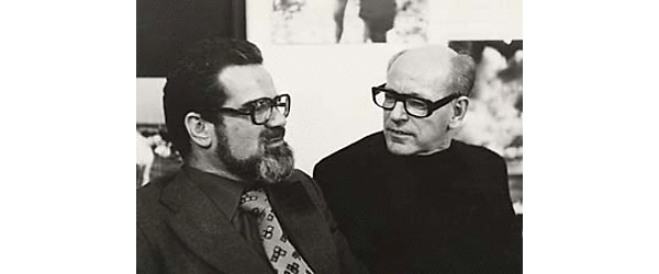 Kurt Maetzig mit Konrad Wolf
