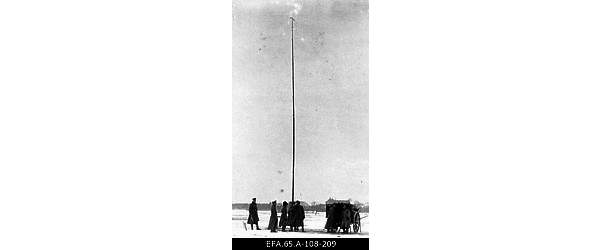 Vene 23. korpuse lennusalga traadita telegraafi mast.