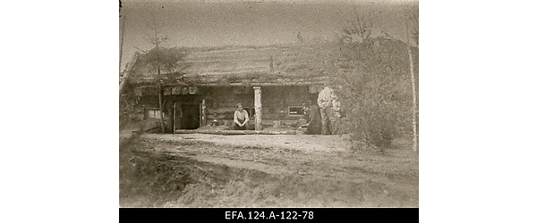 Rindelõigu raskesuurtükiväe komandöri blindaaž Kekava lähedal
                    [1916].