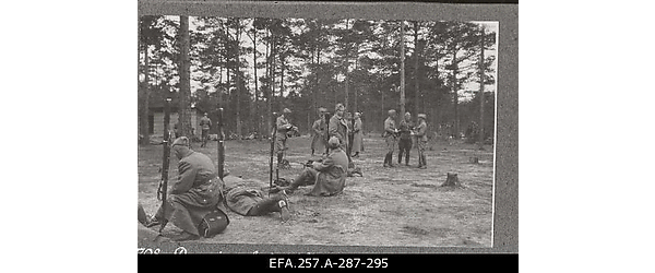 Taani vabatahtlike kompanii sõdurid Nõmmel.