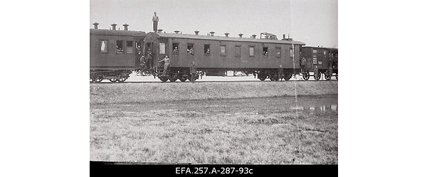 Laiarööpaline soomusrong nr 2 1919. aasta kevadel.
