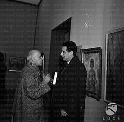 Gino Severini e Marcello Venturoli all'ottava quadriennale d'arte