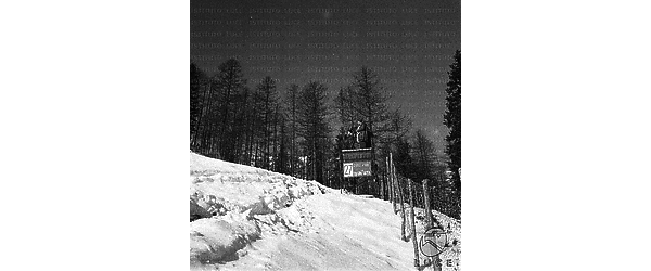 Cortina d'Ampezzo Inquadratura della postazione dell'Istituto Luce numero 27