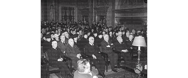 Roma Il pubblico in sala durante la commemorazione