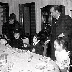 Bruno con la famiglia