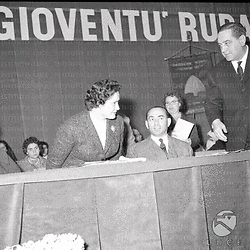 Roma Paolo Bonomi al tavolo degli oratori