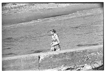 Ingrid Bergman a Santa Marinella - campo lungo