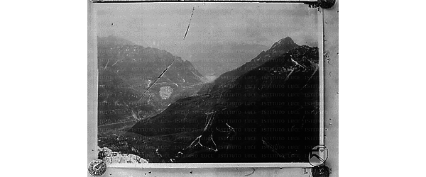 Riproduzione fotografica della I Guerra Mondiale - Zona di guerra: montagna