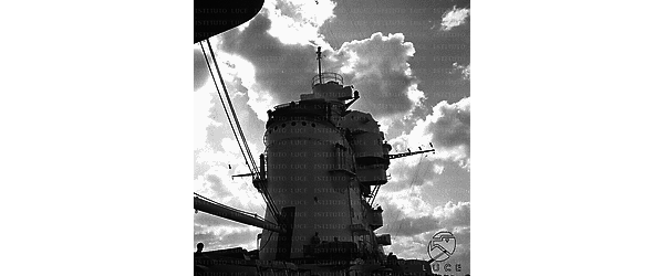 La torre di una nave da guerra