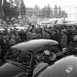 Roma Folla ai funerali dell'attore Luigi Cimara