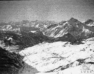 Sestriere - dintorni Panorama delle montagne del Sestriere