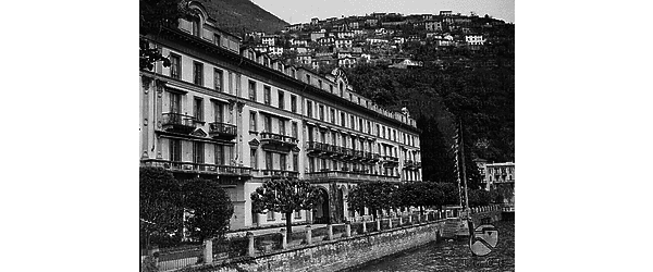 Como La facciata sul lago di Como di Villa d'Este