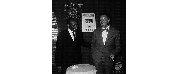 Paul Steffen e Lionel Hampton al ristorante Grotte del piccione