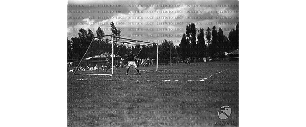 Partita di calcio in un campo sportivo ad Addis Abeba