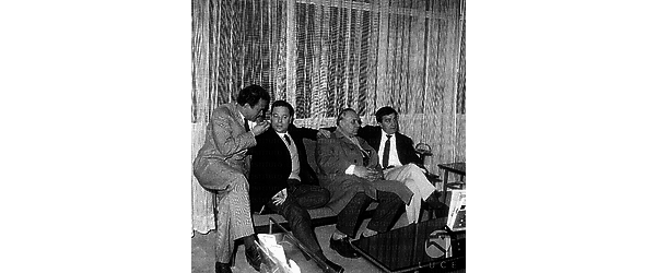 Giuseppe De Santis con i cineasti sovietici