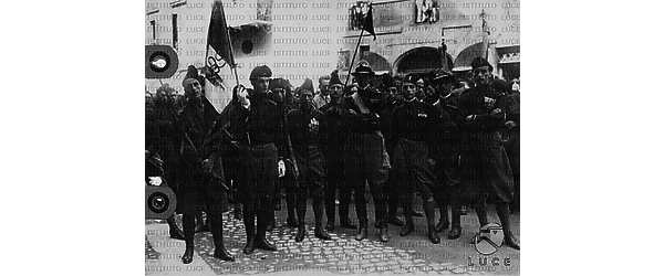 Ritratto di gruppo di fascisti